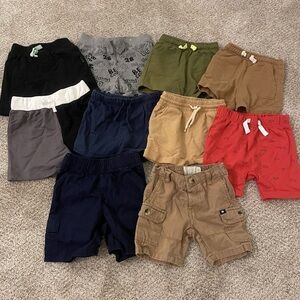 10 Pairs of 2T and 24m Shorts